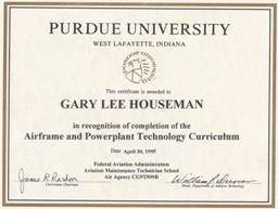 Purdue University - Certificate